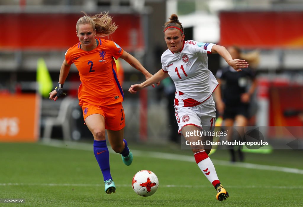 Netherlands v Denmark - UEFA Women's Euro 2017: Final