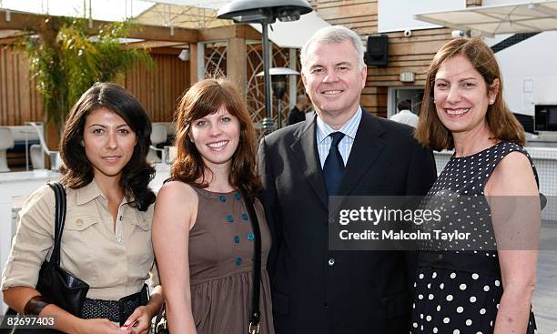 Production coordinator Sarah Arruda, Maria Fontenelle, Ambassador Americo Fontenelle and Tereza Fontenelle attend the "Last Stop 174" premiere after...