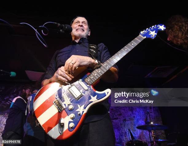 Wayne Kramer performs during the Artist2Artist Benefit For Homeless Veterans at The Office on August 5, 2017 in Athens, Georgia.