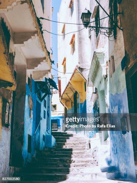 tangier street - tangier stock pictures, royalty-free photos & images