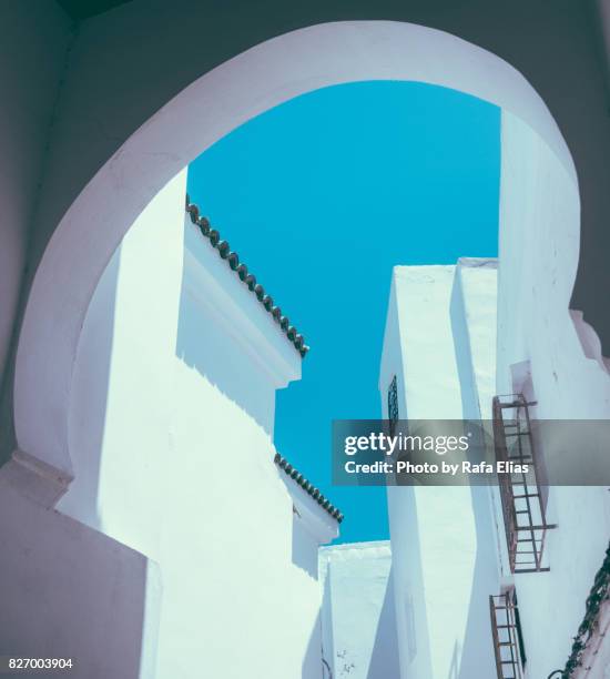 moroccan street - tangier kasbah stock pictures, royalty-free photos & images