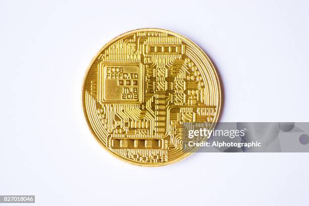 reverso de bitcoin - libra cryptocurrency fotografías e imágenes de stock