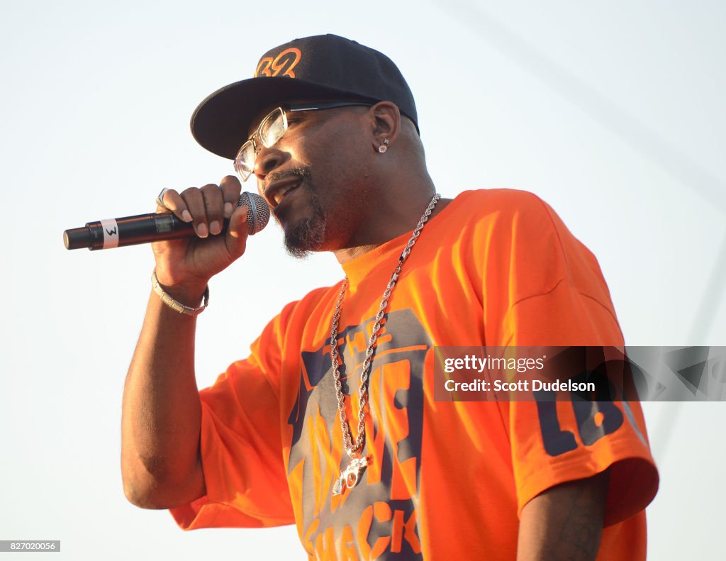 C. Knight Rapper C-Knight of The Dove Shack performs onstage during the... News ...