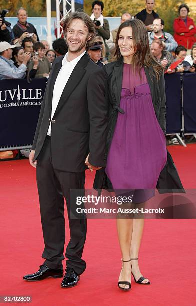 French actors Zoe Felix and Benjamin Rolland attend the screening of 'Lakeview Terrace', directed by US director Neil Labute at the 34th US Film...