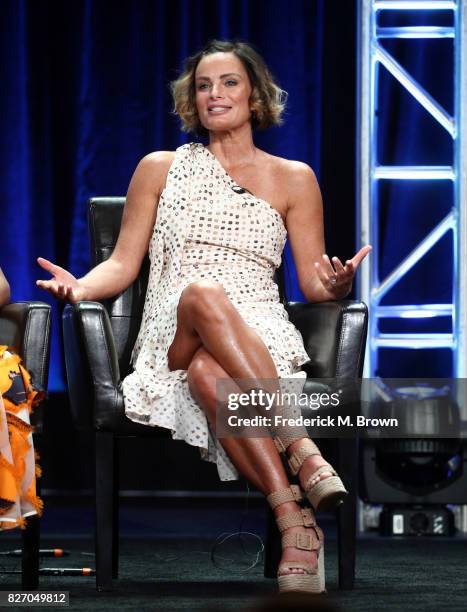 Gabrielle Anwar of "Once Upon A Time" speaks onstage during the Disney/ABC Television Group portion of the 2017 Summer Television Critics Association...