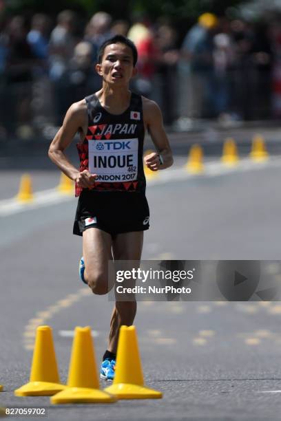 Hiroto INOUE, Japan , during marathon in London on August 6, 2017 at the 2017 IAAF World Championships athletics.