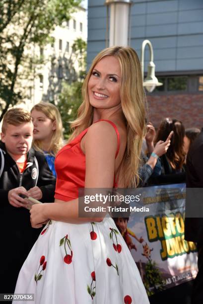 Anne Julia Hagen attends the 'Bigfoot Junior' premiere at Kino in der Kulturbrauerei on August 6, 2017 in Berlin, Germany.