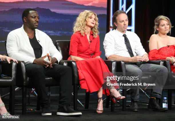 Actor Adewale Akinnuoye-Agbaje, executive producer/actor Kyra Sedgwick, actors Kick Gurry, and Erika Christensen of "Ten Days in the Valley" speak...