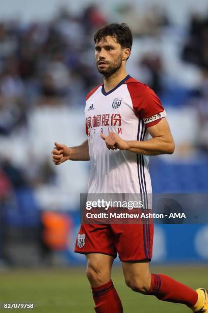 Claudio Yacob of West Bromwich Albion during the Pre-Season Friendly between Deportivo de La Coruna and West Bromwich Albion on August 5, 2017 in La...