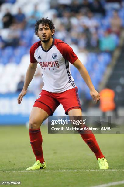 Ahmed Hegazy of West Bromwich Albion during the Pre-Season Friendly between Deportivo de La Coruna and West Bromwich Albion on August 5, 2017 in La...