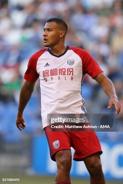 Salomon Rondon of West Bromwich Albion during the Pre-Season Friendly between Deportivo de La Coruna and West Bromwich Albion on August 5, 2017 in La...