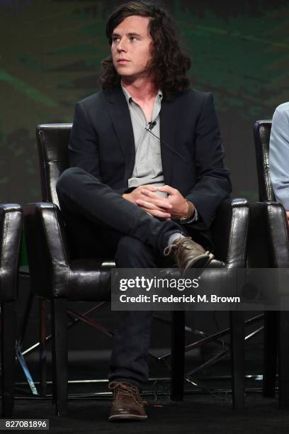 Charlie McDermott of "The Middle" speaks onstage during the Disney/ABC Television Group portion of the 2017 Summer Television Critics Association...