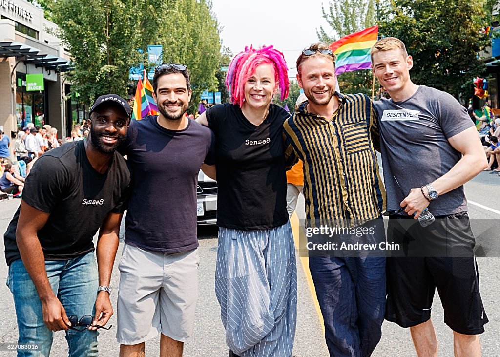 Netflix's "Sense8" Cast Attends Vancouver Pride Parade