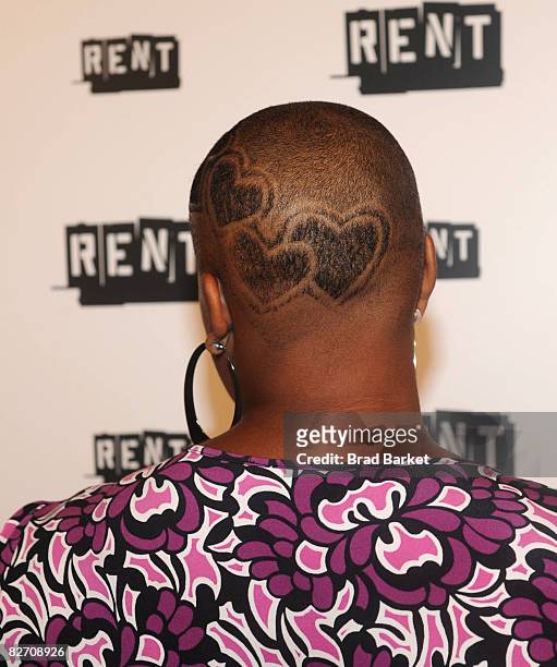 Actress Frenchie Davis attends the "RENT" Broadway closing night after party at Chelsea Piers on September 7, 2008 in New York City.