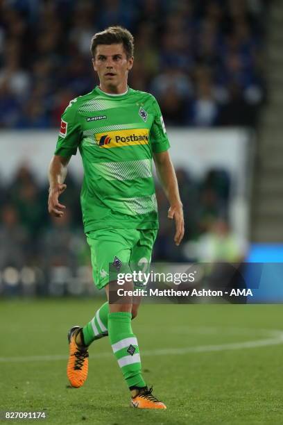 Jonas Hofmann of Borussia Moenchengladbach during the preseason friendly match between Leicester City and Borussia Moenchengladbach at The King Power...