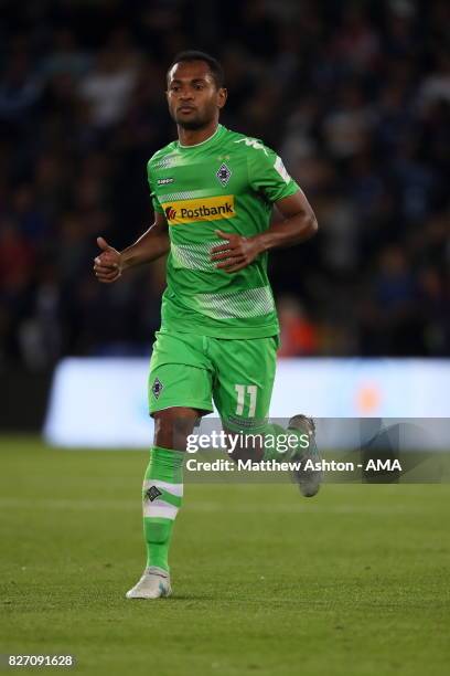 Raffael of Borussia Moenchengladbach during the preseason friendly match between Leicester City and Borussia Moenchengladbach at The King Power...