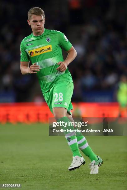 Matthias Ginter of Borussia Moenchengladbach during the preseason friendly match between Leicester City and Borussia Moenchengladbach at The King...