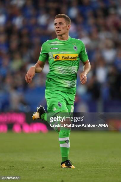 Thorgan Hazard of Borussia Moenchengladbach during the preseason friendly match between Leicester City and Borussia Moenchengladbach at The King...