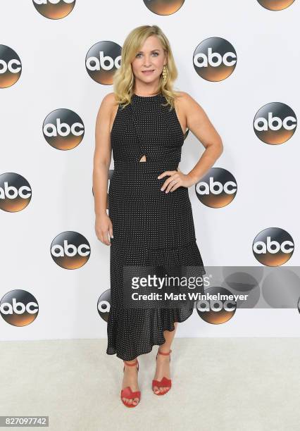 Jessica Capshaw attends the 2017 Summer TCA Tour Disney ABC Television Group at The Beverly Hilton Hotel on August 6, 2017 in Beverly Hills,...