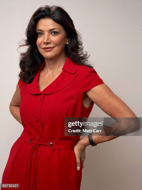 Actress Shohreh Aghdashloo from the film "The Stoning of Soraya M.", poses for a portrait during the 2008 Toronto International Film Festival at The...