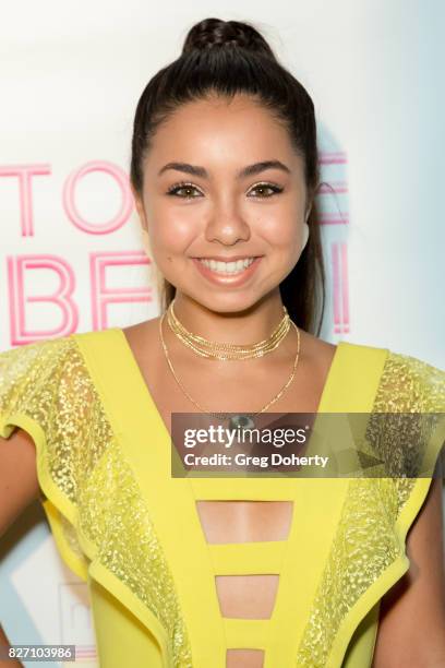 Actress Laura Krystine arrives for the "To The Beat" Special Screening at The Colony Theatre on August 6, 2017 in Burbank, California.