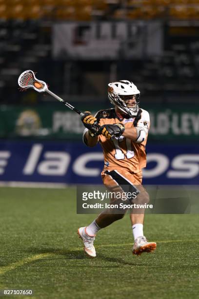 Drew Simoneau of the Rochster Rattlers in action during the second half of play during the game between the Rochester Rattlers and the Ohio Machine...
