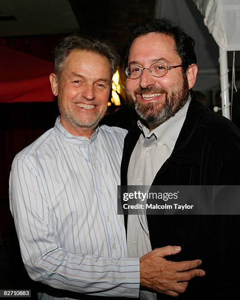 Director Jonathan Demme and Co-President of Sony Pictures Classics Michael Barker attend Sony Pictures Classics dinner during 2008 Toronto...