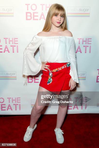 Actress Kelly Grace arrives for the "To The Beat" Special Screening at The Colony Theatre on August 6, 2017 in Burbank, California.