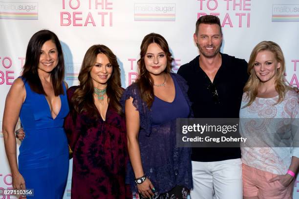 Actors Marie Wilson, Lily Melgar, Director Jillian Clare and Actors Eric Martsolf and Martha Madison arrive for the "To The Beat" Special Screening...