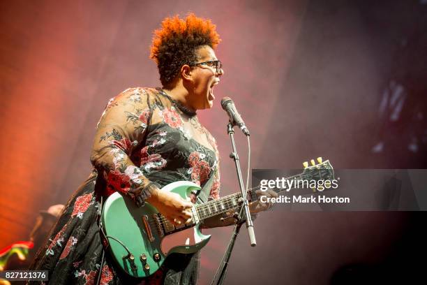Brittany Howard of Alabama Shakes performs on Day 3 of the Osheaga Music and Art Festival at Parc Jean-Drapeau on August 6, 2017 in Montreal, Canada.