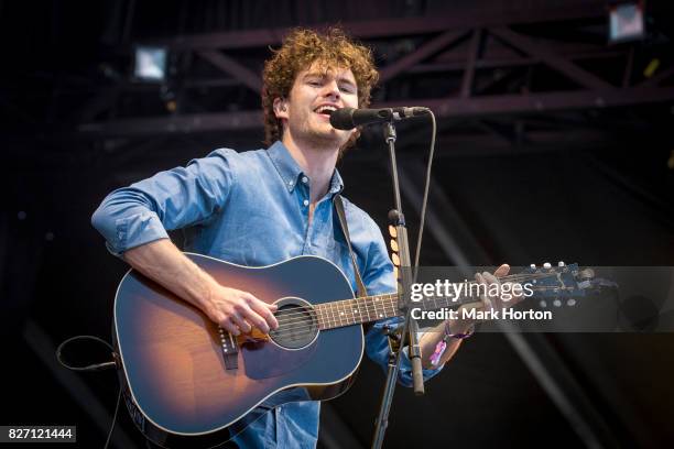 Vance Joy performs on Day 3 of the Osheaga Music and Art Festival at Parc Jean-Drapeau on August 6, 2017 in Montreal, Canada.