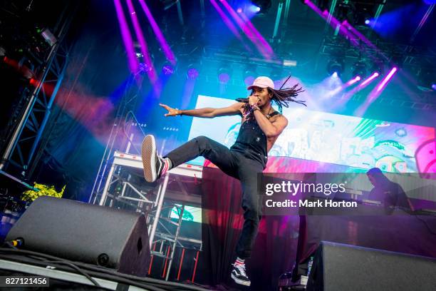 Erick Arc Elliott of Flatbush ZOMBiES performs on Day 3 of the Osheaga Music and Art Festival at Parc Jean-Drapeau on August 6, 2017 in Montreal,...