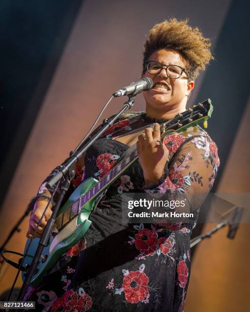 Brittany Howard of Alabama Shakes performs on Day 3 of the Osheaga Music and Art Festival at Parc Jean-Drapeau on August 6, 2017 in Montreal, Canada.