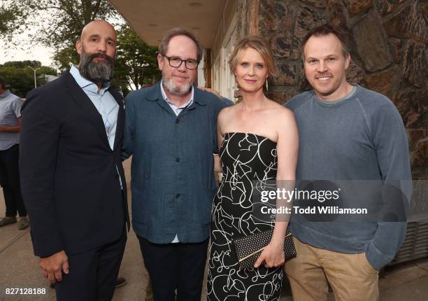 Amazon Studios' Worldwide Head of Motion Pictures Jason Ropell, Producer Albert Berger, Cynthia Nixon and Director Marc Webb attend a special...