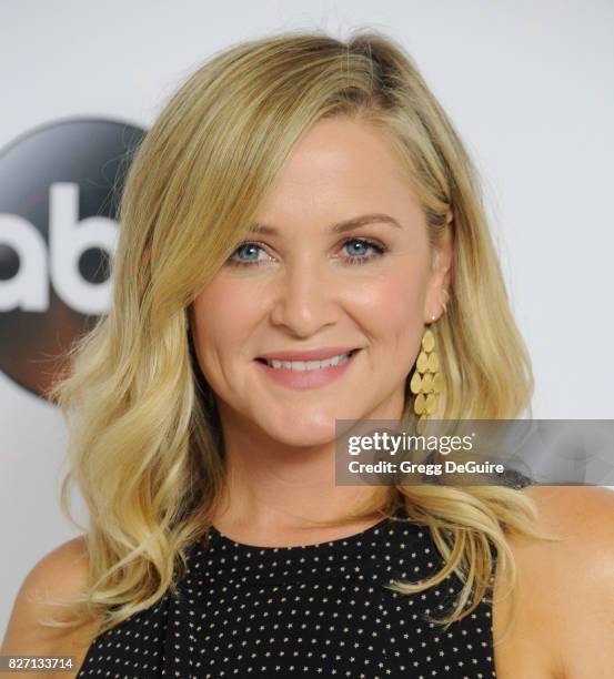 Jessica Capshaw arrives at the 2017 Summer TCA Tour - Disney ABC Television Group at The Beverly Hilton Hotel on August 6, 2017 in Beverly Hills,...