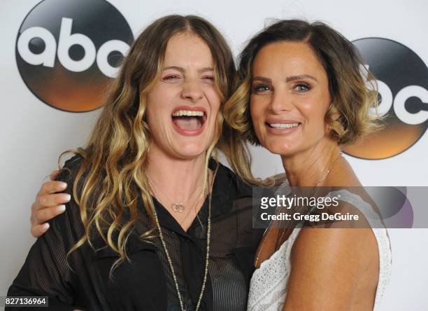 Gabrielle Anwar and daughter Willow Anwar arrive at the 2017 Summer TCA Tour - Disney ABC Television Group at The Beverly Hilton Hotel on August 6,...