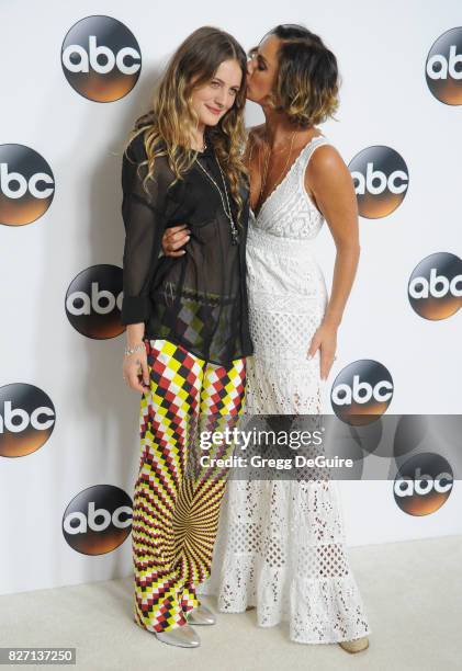 Gabrielle Anwar and daughter Willow Anwar arrive at the 2017 Summer TCA Tour - Disney ABC Television Group at The Beverly Hilton Hotel on August 6,...