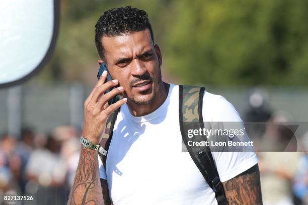 Player Matt Barnes attends Athletes vs. Cancer's Celebrity Flag Football Game at John Burroughs High School on August 6, 2017 in Burbank, California.