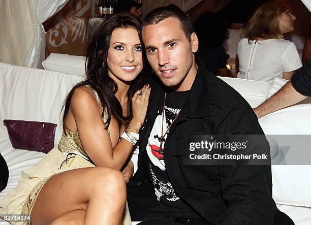 Audrina Patridge and Corey Bohan at the House of Hype Party in Los Angeles on September 6, 2008.