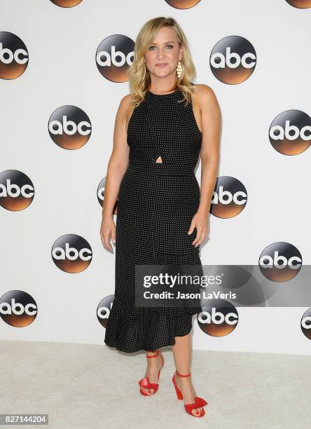 Actress Jessica Capshaw attends the Disney ABC Television Group TCA summer press tour at The Beverly Hilton Hotel on August 6, 2017 in Beverly Hills,...