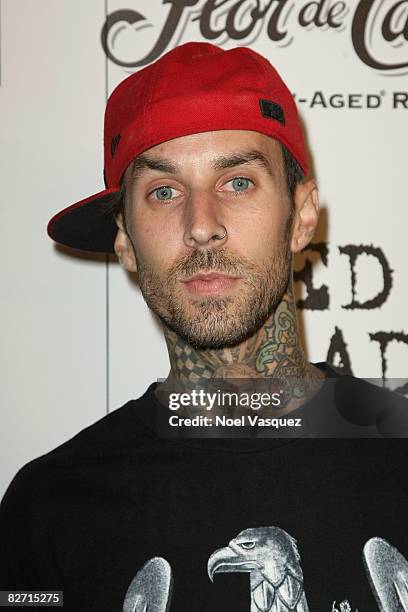 Travis Barker attends InTouch Weekly's ICONS+IDOLS Post-VMA Celebration at Chateau Marmont on September 7, 2008 in Los Angeles, California.