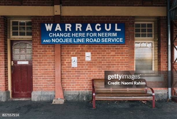 warragul railway station - country town australia stock pictures, royalty-free photos & images