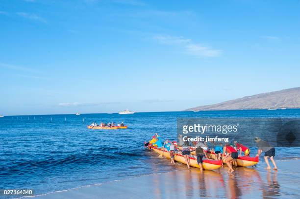 maui beach - kahului maui stock pictures, royalty-free photos & images