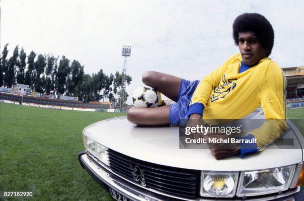 Jacques Zimako of Sochaux during a photoshoot in Sochaux, France on July 7th 1981