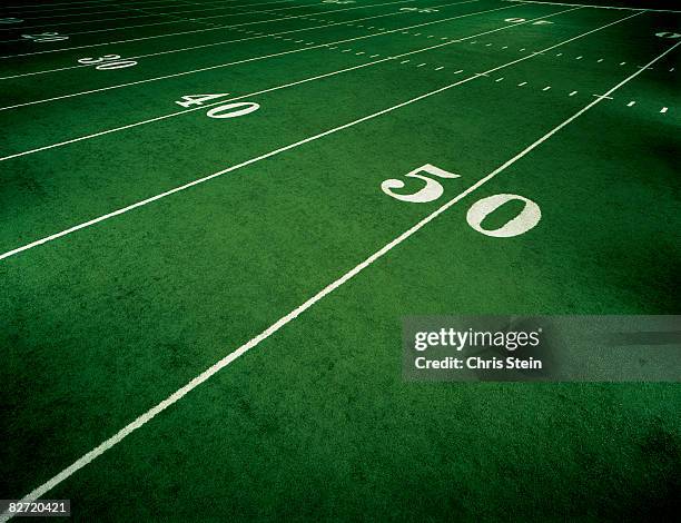 football field - yard line stock pictures, royalty-free photos & images