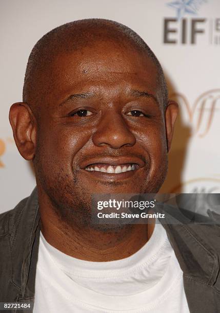 Actor Forest Whitaker arrives at Stand Up For Cancer at The Kodak Theatre on September 5, 2008 in Hollywood, California.