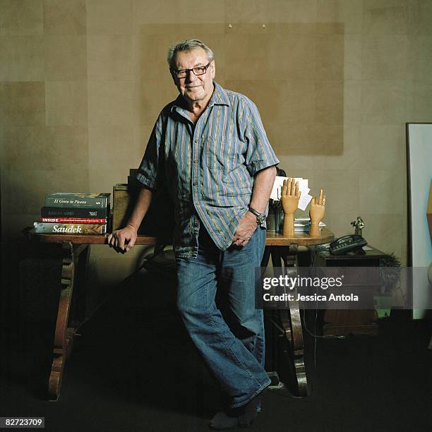 Director Milos Forman is photographed for DGA Quarterly.