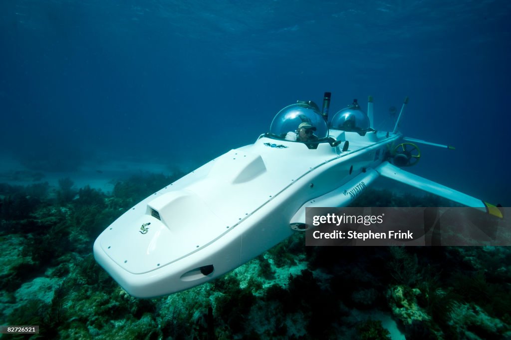 2 man submarine underwater