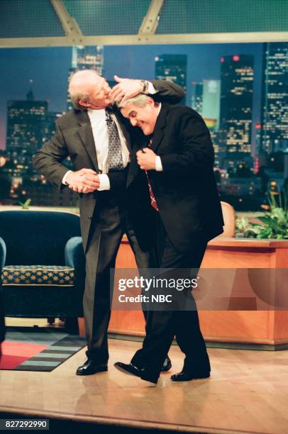 Pictured: Actor Terry Bradshaw during an interview with host Jay Leno on March 30, 1999 --