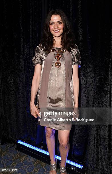 Actress Rachel Weisz arrives at the "The Brothers Bloom" premiere during the 2008 Toronto International Film Festival held at on the Rooftop at the...